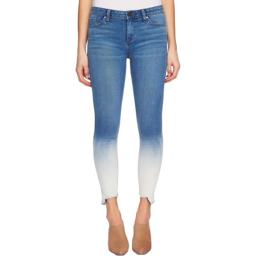 1.State Dip-Dye Skinny Jeans With Step Hem NWT